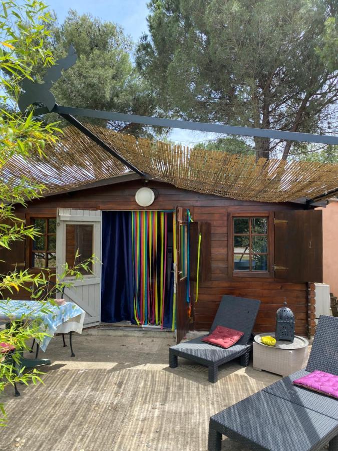 Chalet Des Oliviers 20Mn Des Plages Climatise Béziers Exteriör bild